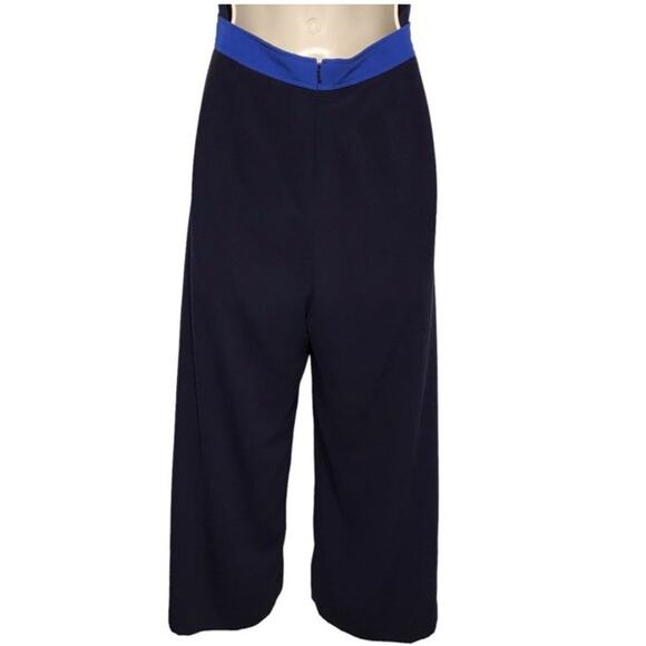 Anthropologie- Elevenses Beca Open Back Jumpsuit in navy size 0 - Picture 11 of 16